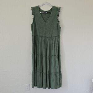 NWOT Green Old Navy Smocked Dress Size 2x